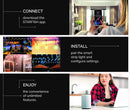 Starfish WiFI Smart LED Indoor/Outdoor 24 Ft. 10 Bulb String Lights