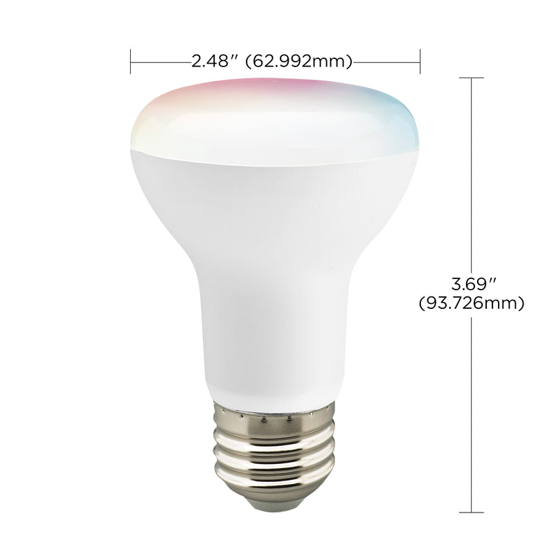 Starfish R20 WiFi Smart LED, 6 Watt, E26 RGBW & Tunable White Light Bulb