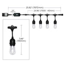 Starfish WiFI Smart LED Indoor/Outdoor 24 Ft. 10 Bulb String Lights