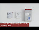 Starfish 15A 3-Inch Wi-Fi On/Off & Dimmer Smart Plug Outlet