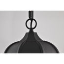 Starfish East River - Smart Outdoor Hanging Lantern - Matte Black with Clear Water Glass Finish