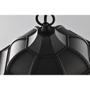 Starfish East River - Smart Outdoor Hanging Lantern - Matte Black with Clear Water Glass Finish