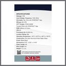 Starfish East River - Smart Outdoor Hanging Lantern - Matte Black with Clear Water Glass Finish