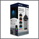 Starfish East River - Smart Outdoor Hanging Lantern - Matte Black with Clear Water Glass Finish