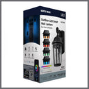 Starfish East River - Smart Outdoor Small Wall Fixture - Matte Black with Clear Water Glass Finish