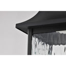 Starfish Austen River - Smart Outdoor Hanging Lantern - Matte Black with Clear Water Glass Finish