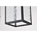 Starfish Austen River - Smart Outdoor Hanging Lantern - Matte Black with Clear Water Glass Finish