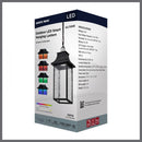 Starfish Austen River - Smart Outdoor Hanging Lantern - Matte Black with Clear Water Glass Finish