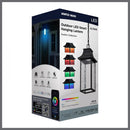 Starfish Austen River - Smart Outdoor Hanging Lantern - Matte Black with Clear Water Glass Finish