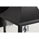 Starfish Austen River - Smart Outdoor Small Wall Fixture - Matte Black with Clear Water Glass Finish