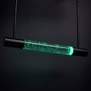 Starfish Lacey - 11.5W WiFi Smart 10" Pendant Light - RGB & TW, Matte Black with K9 Bubble Crystal