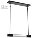 Starfish Lacey - 11.5W WiFi Smart 10" Pendant Light - RGB & TW, Matte Black with K9 Bubble Crystal