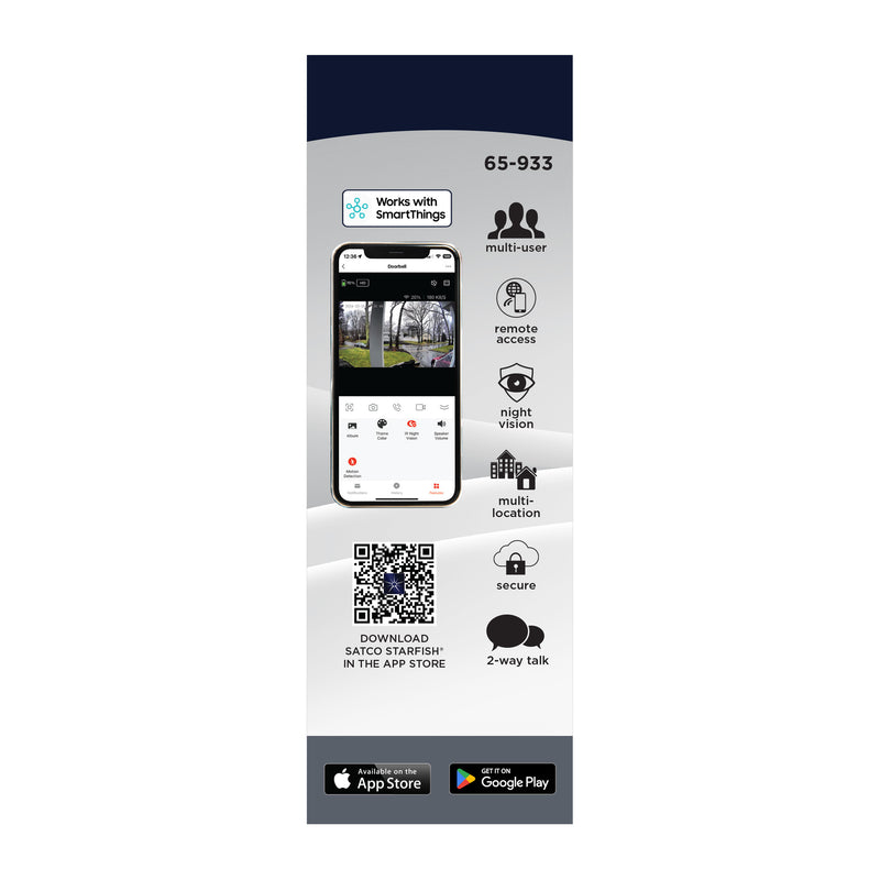 Starfish SMART Wired Doorbell Security Camera