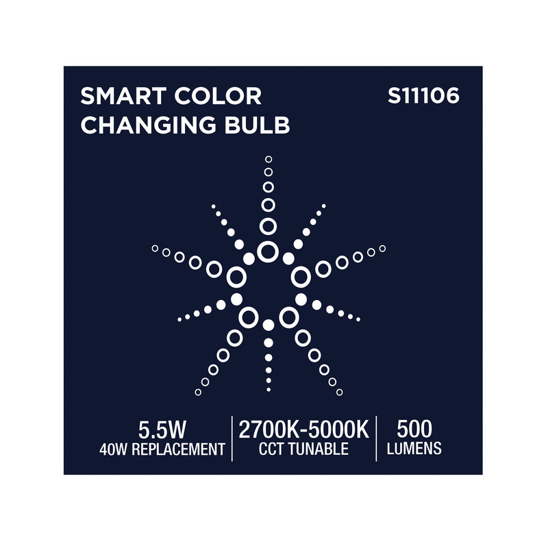 Starfish PAR20 WiFi Smart LED, 5.5 Watt, E26 RGBTW Light Bulb