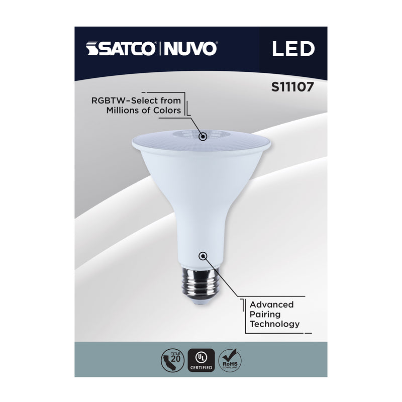 Starfish PAR30 WiFi Smart LED, 12.5 Watt, E26 RGBTW Light Bulb