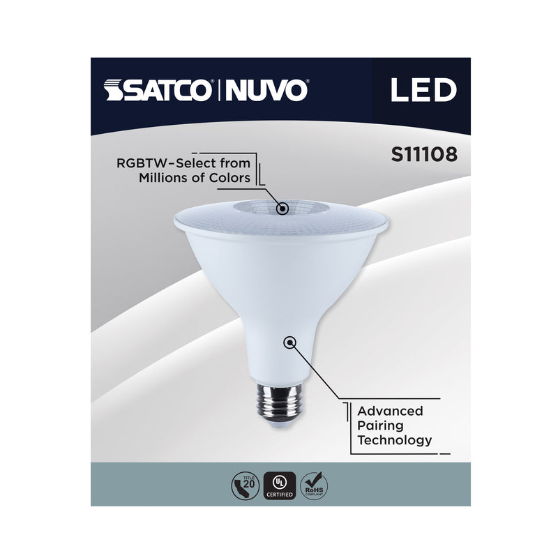Starfish PAR38 WiFi Smart LED, 15 Watt, E26 RGBTW Light Bulb