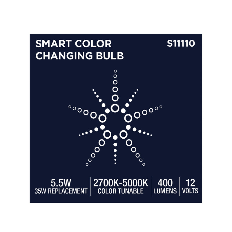 Starfish MR16 WiFi Smart LED, 5.5 Watt, GU5.3 Base, RGBTW Light Bulb