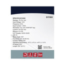 Starfish WiFI Smart LED Indoor/Outdoor 24 ft. String Lights with 12-S14 Lamps