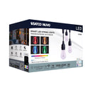 Starfish WiFI Smart LED Indoor/Outdoor 24 ft. String Lights with 12-S14 Lamps