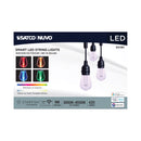 Starfish WiFI Smart LED Indoor/Outdoor 48 ft. String Lights with 15-S14 Lamps