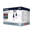 Starfish WiFI Smart LED Indoor/Outdoor 48 ft. String Lights with 15-S14 Lamps