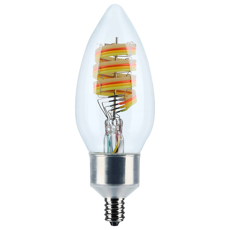 Starfish B11 WiFi Smart LED, 4 Watt, RGB & Tunable White, Candelabra Base Light Bulb