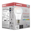 Starfish A19 WiFi Smart LED, 9.5 Watt, RGBW & Tunable White Light Bulb