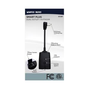 Starfish Smart Outdoor Dual Plug-In Outlet - 15 Amps