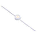 Starfish 25 ft. LED Eave String Light Extension; 12 Watt; RGBTW; White Finish; 120 Volt