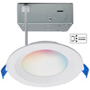 LED Smart Slimfit Downlight - 4" Round Smooth Baffle