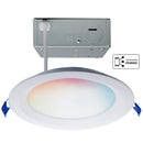 LED Smart Slimfit Downlight - 6" Round Smooth Baffle