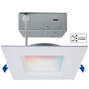 LED Smart Slimfit Downlight - 6" Square Smooth Baffle