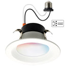 LED Smart Retrofit Downlight - 4" Round Stepped Baffle