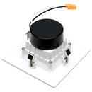 LED Smart Retrofit Downlight - 4" Square Stepped Baffle