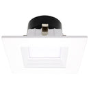 LED Smart Retrofit Downlight - 4" Square Stepped Baffle