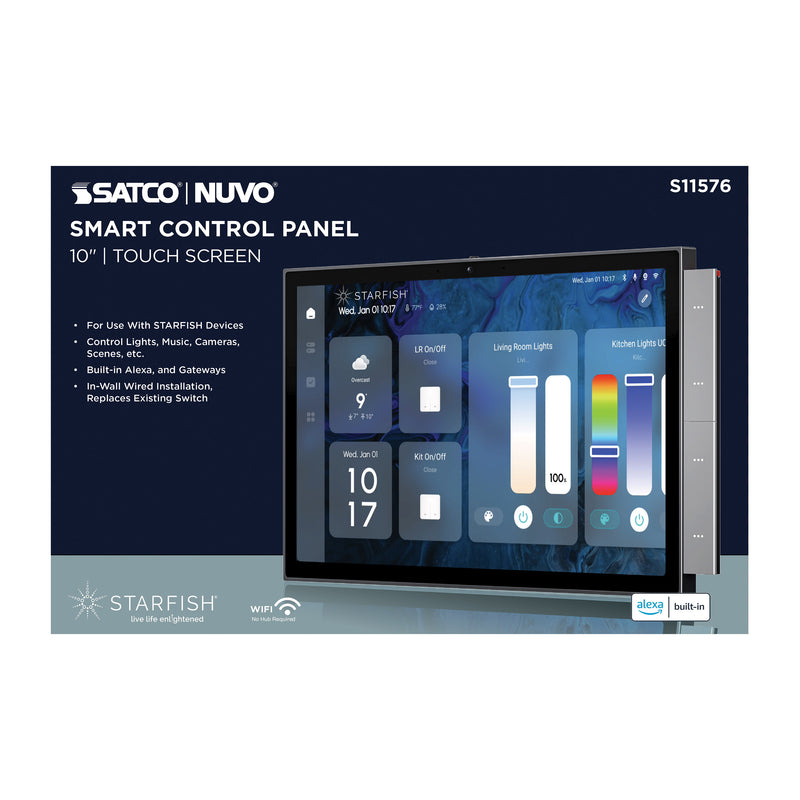 Starfish WiFi 10" In-Wall Control Panel