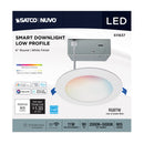 LED Smart Slimfit Downlight - 6" Round Flat Lens
