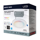LED Smart Slimfit Downlight - 6" Round Flat Lens