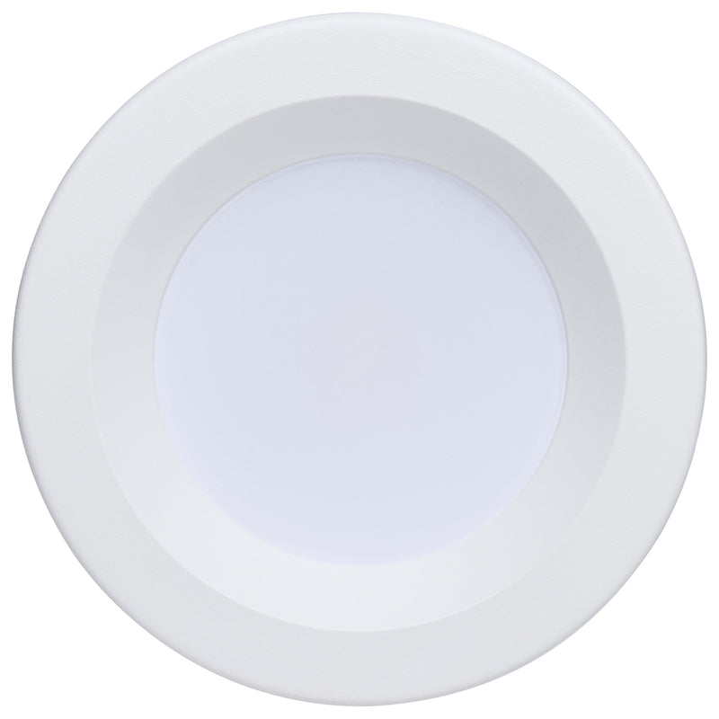 LED Smart Retrofit Downlight - 4" Round Smooth Baffle