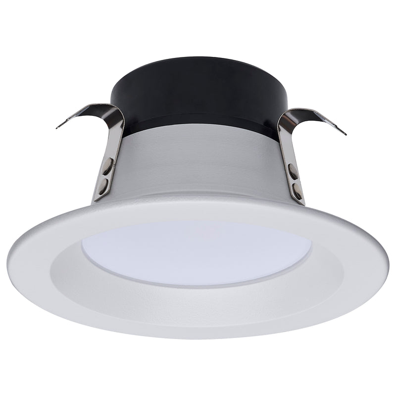 LED Smart Retrofit Downlight - 4" Round Smooth Baffle