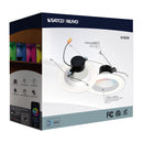 LED Smart Retrofit Downlight - 5/6" Round Smooth Baffle