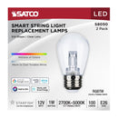 Replacement LED String Light Lamp - RGBW - 2-Pack