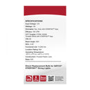 Replacement LED String Light Lamp - Tunable White - 2-Pack