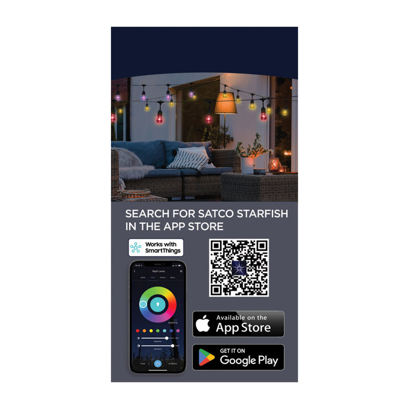 Starfish 4-Pin S14 LED Replacement String Lamp for use with Starfish String Light S11190 & S11191