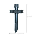 2" Diameter Mounting Post - PVC - Dark Broze Finish