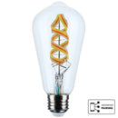 Starfish ST19 WiFi Smart LED, 6 Watt, RGB & Tunable White, Medium Base Light Bulb