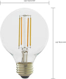 Starfish G25 WiFi Smart LED, 4.5 Watt, Clear Tunable White Light Bulb