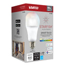 Starfish A19 WiFi Smart LED, 9.5 Watt, RGBW & Tunable White Light Bulb