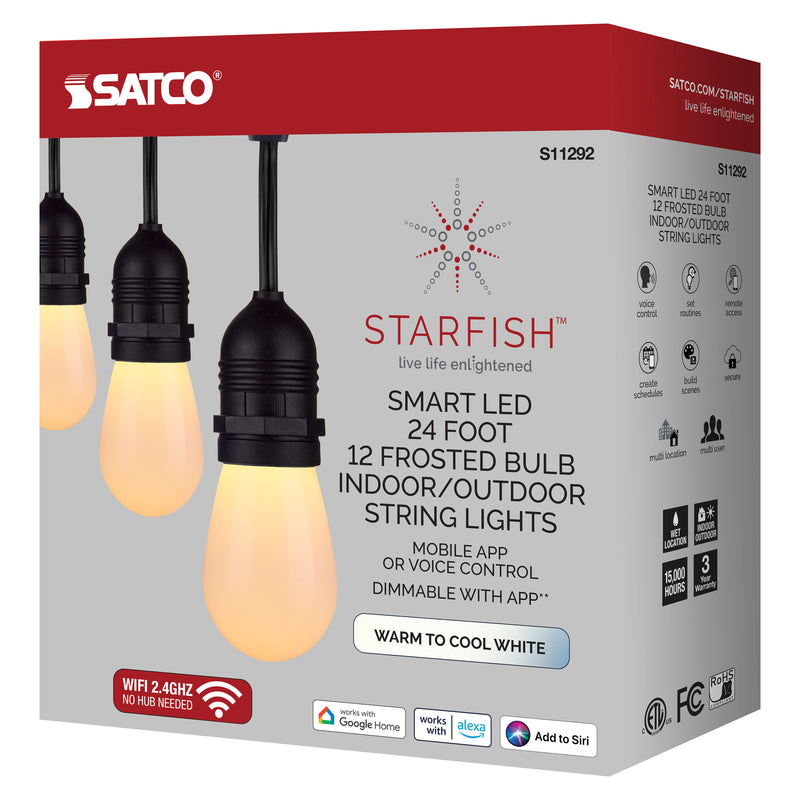 Starfish Smart LED Tunable White String Lights