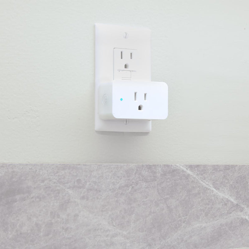Satco Starfish WiFi Smart Mini Square Plug-In Outlet, 10 Amp, 10A/SMART- PLUG/SF/2PK (MINI SQ)